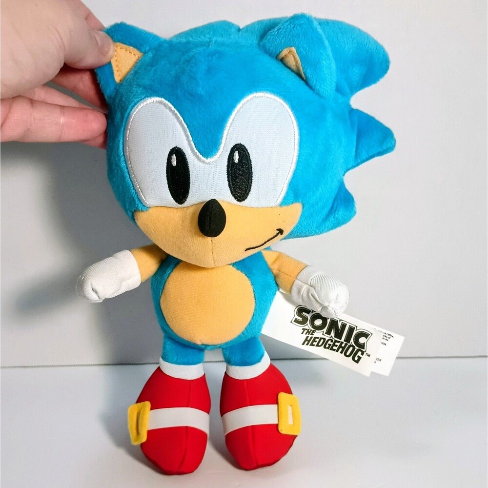 Sonic The Hedgehog 9" Plush Jakks Pacific Sega Soft Stuffed Toy
